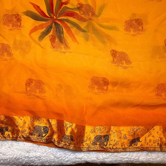 Riddhi Siddhi Beach Coverup W/ Satin Trim - Picture 4 of 6